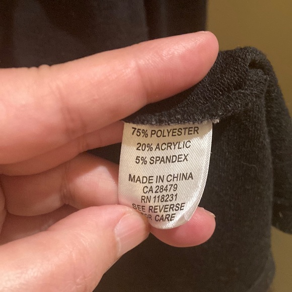 Long tunic style sweater with matching scarf, Size XL - Picture 6 of 13